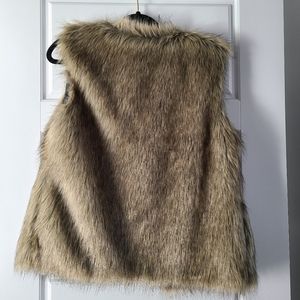 Faux fur vest